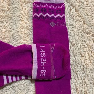 Columbia ski socks, brand NEW!